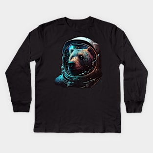 space bear Kids Long Sleeve T-Shirt